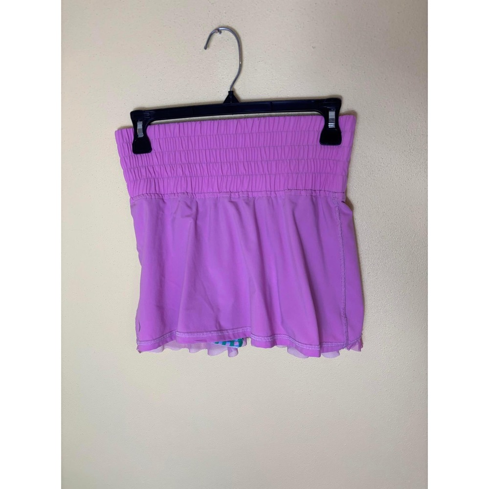 The Bubble‎ Purple Athletic Skort Tennis Golf Gingham Shorts Pockets Activewear